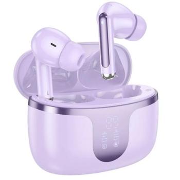 HOCO EQ10 bluetooth fülhallgató SZTEREO (v5.3, TWS, mikrofon, LED kijelző + töltőtok) LILA kép