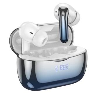 HOCO EQ16 bluetooth fülhallgató SZTEREO (v5.3, TWS, mikrofon, LED kijelző, aktív zajszűrő + töltőtok) FEKETE/SÖTÉTKÉK kép