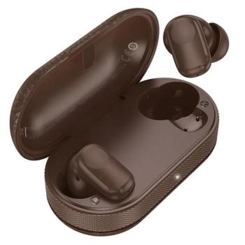 HOCO EQ19 bluetooth fülhallgató SZTEREO (v5.4, TWS, mikrofon + töltőtok) BARNA kép