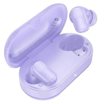 HOCO EQ19 bluetooth fülhallgató SZTEREO (v5.4, TWS, mikrofon + töltőtok) LILA kép