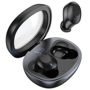 Hoco EQ3 TWS Smart True bluetooth headset, fekete kép