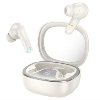 HOCO EQ6 bluetooth fülhallgató SZTEREO (v5.3, TWS, mikrofon + töltőtok) FEHÉR kép
