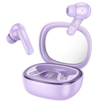 HOCO EQ6 bluetooth fülhallgató SZTEREO (v5.3, TWS, mikrofon + töltőtok) LILA kép