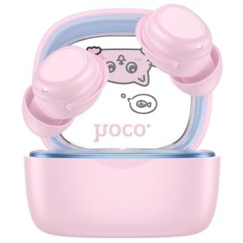Hoco EW111 TWS bluetooth headset gyerekeknek, rózsaszín kép