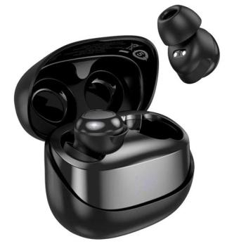 HOCO EW200 bluetooth fülhallgató SZTEREO (v5.4, TWS, LED kijelző, mikrofon + töltőtok) FEKETE kép