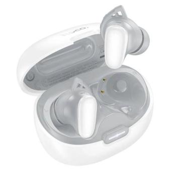 HOCO EW203 bluetooth fülhallgató SZTEREO (v5.4, TWS, mikrofon + töltőtok) FEHÉR kép