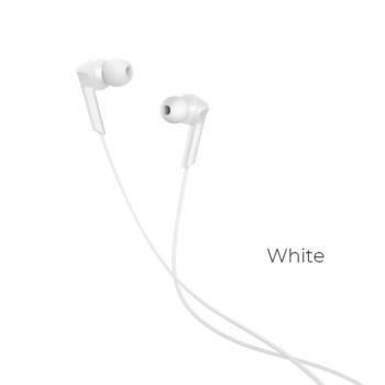 HOCO fülhallgató Jack 3,5mm mikrofonnal csodálattal M72 fehér kép