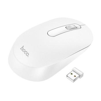 Hoco GM14 Platinium vezeték nélküli egér, 2,4G, fehér kép
