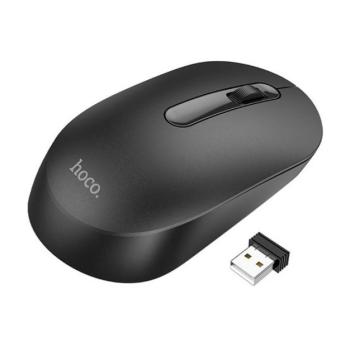 Hoco GM14 Platinium vezeték nélküli egér, 2,4G, fekete kép