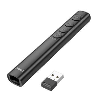 HOCO GM202 bluetooth vezeték nélküli lézer prezenter - fekete kép