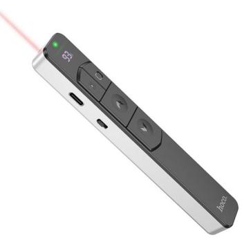 Hoco GM202 wireless lézer prezenter/pointer, bluetooth, ezüst kép