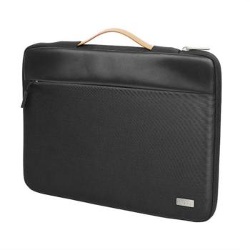 HOCO GT7 tok fekvő, bőr hatású LAPTOP/NOTEBOOK/TABLET (univerzális, 14&quot; méret) FEKETE kép