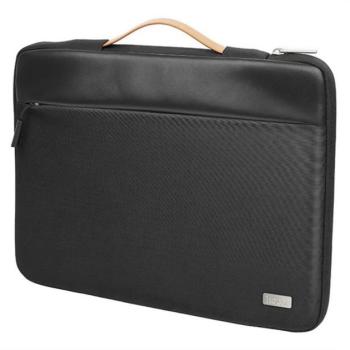 HOCO GT7 tok fekvő, bőr hatású LAPTOP/NOTEBOOK/TABLET (univerzális, 16&quot; méret) FEKETE kép
