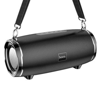 HOCO HC5 bluetooth hordozható hangszóró (v5.3, 2x15W, 3600mAh belső akku, TF/microSD, USB, AUX + vállpánt) FEKETE kép