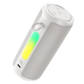 Hoco HC50 bluetooth hangszóró beépített világítással, 8W, fehér kép