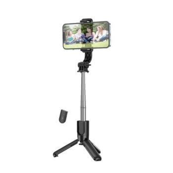 Hoco K17 Figure selfie bot / tripod, távirányítóval, fekete kép