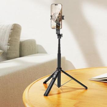 HOCO K25 mágneses szelfi bot/tripod vezeték nélküli vezérléssel - fekete kép
