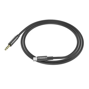 HOCO kábel AUX Audio Jack 3,5mm Type-Cra UPA19 1m fekete kép