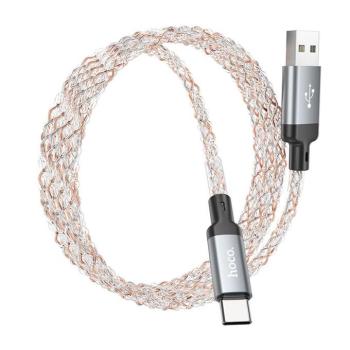 HOCO kábel USB-A - C típus 3A 3A U112 1 m szürke kép