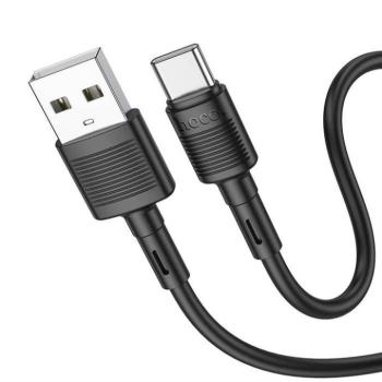HOCO kábel USB C típusra C 3A Victory X83 1m fekete kép