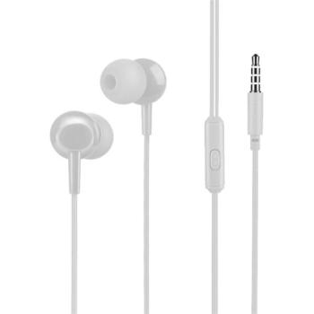 HOCO M14 fülhallgató SZTEREO (3.5mm jack, mikrofon, felvevő gomb) FEHÉR CAT S60, Evolveo Strongphone Q5, Blackberry DTEK50 , HTC Desire 825, Vodafone Smart turbo 7 (VFD500), Asus Zenfone 3 5.5 (ZE kép