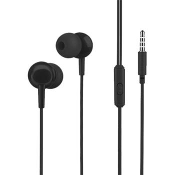 HOCO M14 fülhallgató SZTEREO (3.5mm jack, mikrofon, felvevő gomb) FEKETE CAT S60, Evolveo Strongphone Q5, Blackberry DTEK50 , Vodafone Smart turbo 7 (VFD500), HTC Desire 825, Asus Zenfone 3 5.5 (ZE kép