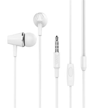 HOCO M34 fülhallgató SZTEREO (3.5mm jack, mikrofon, felvevő gomb) FEHÉR CAT S60, Evolveo Strongphone Q5, Blackberry DTEK50 , Vodafone Smart turbo 7 (VFD500), HTC Desire 825, Asus Zenfone 3 5.5 (ZE kép