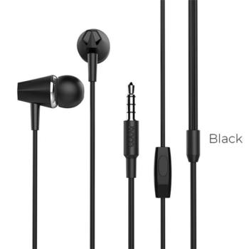 HOCO M34 fülhallgató SZTEREO (3.5mm jack, mikrofon, felvevő gomb) FEKETE CAT S60, Evolveo Strongphone Q5, Blackberry DTEK50 , HTC Desire 825, Vodafone Smart turbo 7 (VFD500), Asus Zenfone 3 5.5 (ZE kép