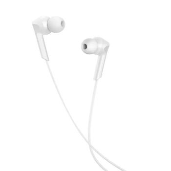 HOCO M72 fülhallgató SZTEREO (3.5mm jack, mikrofon, felvevő gomb) FEHÉR kép