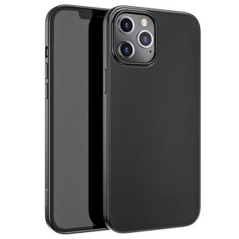 HOCO THIN műanyag telefonvédő (0.45mm, ultravékony) FEKETE Apple iPhone 12 Pro Max kép
