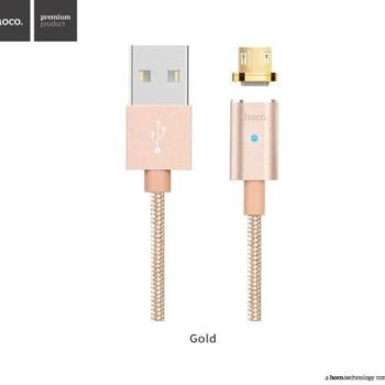 HOCO U16 Micro 1.2M Magnetic Adatkábel - Arany kép