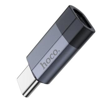 HOCO UA29 adapter (lightning aljzat - Type-C, OTG, adatátvitel és töltés) SÖTÉTKÉK kép