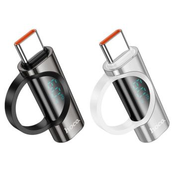 Hoco UA32A Type-C - Lightning adapter 3A 60W - ezüst színű kép