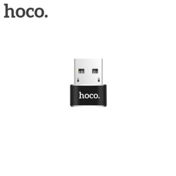 Hoco UA6 OTG adapter USB-A - USB-C, fekete kép