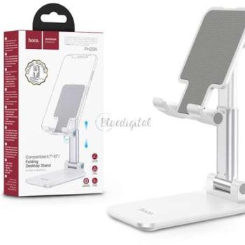 HOCO univerzális asztali telefon/tablet tartó 4,7-10&quot; méretű készülékhez - HOCO PH29A Compatible Folding Desktop Stand - fehér kép