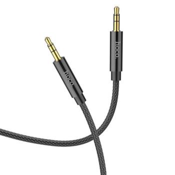 Hoco UPA19 3.5mm audio - Jack 3,5mm AUX kábel 1m, fekete kép