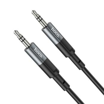 HOCO UPA23 AUX kábel 3.5mm jack (apa) - 3.5mm jack (apa) 1m - fémszürke kép