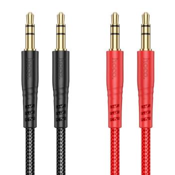 Hoco UPA24 AUX kábel 3.5mm jack - 3.5mm jack 1m - fekete kép