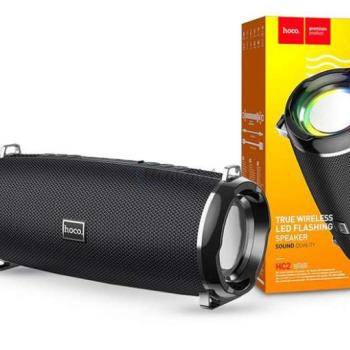 HOCO vezeték nélküli bluetooth hangszóró - HOCO HC2 Xpress True Wireless LED Flashing Speaker - fekete kép