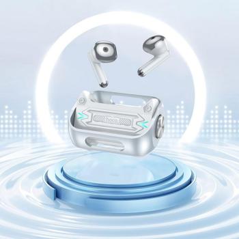 HOCO vezeték nélküli bluetooth headset TWS EW55 Trendy True ezüst színű kép