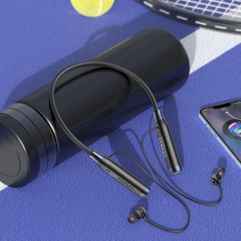 HOCO vezeték nélküli fülhallgató bluetooth nyakba akasztható ES62 fekete kép