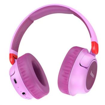 HOCO W43 bluetooth fejhallgató SZTEREO (v5.2, kártyaolvasó, 3.5mm jack aljzat) LILA kép