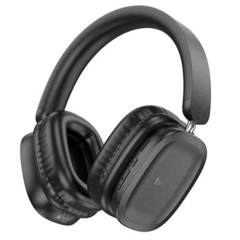 HOCO W51 bluetooth fejhallgató SZTEREO (v5.3, kártyaolvasó, 3.5mm jack aljzat) FEKETE kép