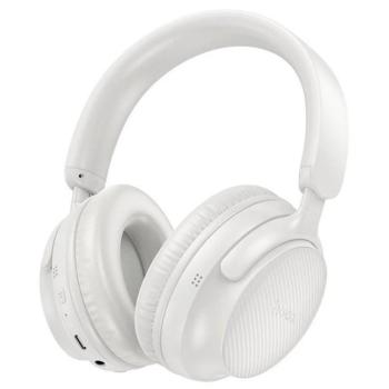 HOCO W53 bluetooth fejhallgató SZTEREO (v5.0, összehajtható, 3.5mm jack aljzat) FEHÉR kép