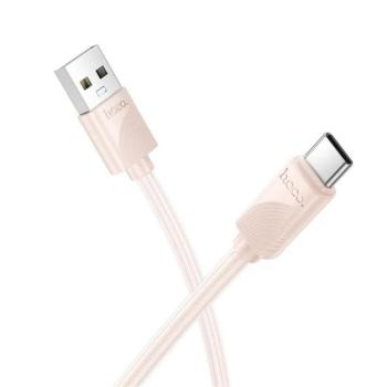HOCO X114 adatkábel (USB - Type-C, 3A, gyorstöltő, 100cm) RÓZSASZÍN kép