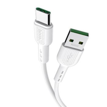 HOCO X33 adatkábel (USB - Type-C, gyorstöltő, 100cm) FEHÉR kép