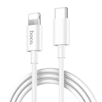 HOCO X36 adatkábel és töltő (Type-C - Lightning 8pin, PD gyorstöltés támogatás, 100cm) FEHÉR Apple iPhone 7 4.7, Apple iPhone 7 Plus 5.5, Apple IPAD mini 4, Apple IPAD Pro 12.9 (2015), Apple kép