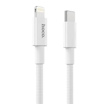 Hoco X56 USB-C / Lightning töltő- és adatkábel, 20W, 1m, fehér kép