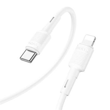 HOCO X83 adatkábel (Type-C - lightning, 20W, PD gyorstöltő, 100cm) FEHÉR kép