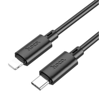 HOCO X88 adatkábel (Type-C - lightning, 20W, PD gyorstöltő, 100cm) FEKETE kép